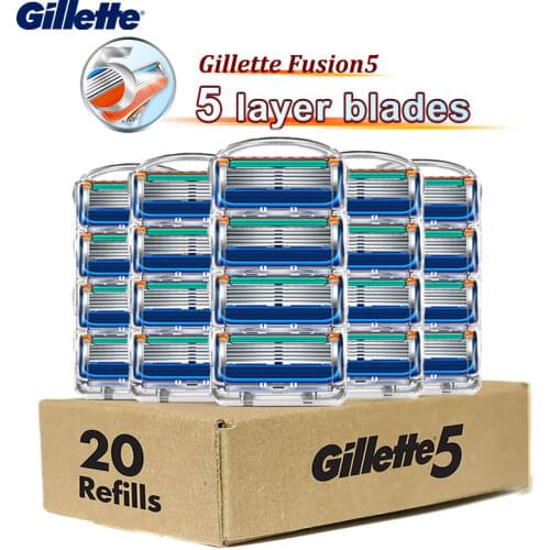 Shaving Razor Blades Gillette Fusion 5 Power Mens Manual Razor Heads Cassettes Straight Razor Blade Holder For Facial Cleansing
