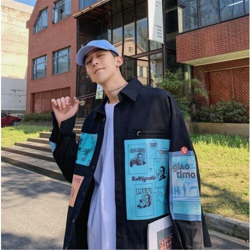 Plaid shirt male port Feng Japanese tide brand INS autumn long sleeve shirt Korean version of the trend jacket 25