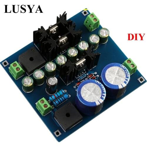 Lusya DIY Kits HIFI Voltage Filament Filter Regulated Power Supply Board 12V For Tube Preamp Amplifier G6-014
