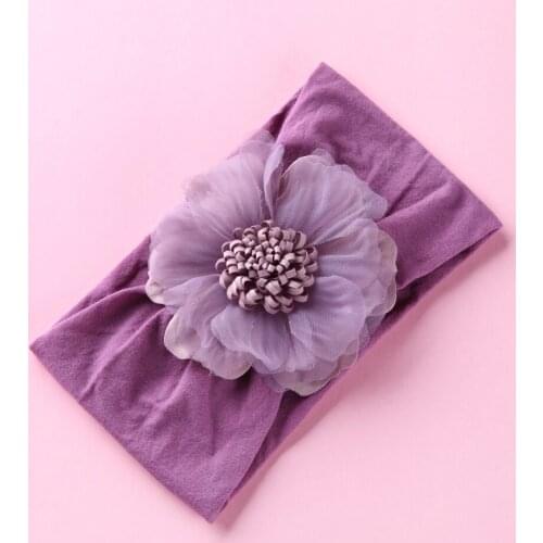 Lovely Baby Headband Turban Flower Newborn Baby Girl Headbands Elastic Kids Toddler Hairband haarband Baby Hair Accessories