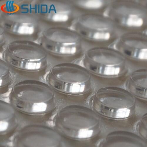 360 PCS 12mm x 4mm High Clear self-adhesive anti slip silicone rubber feet pads Silica gel bumper damper shock absorber