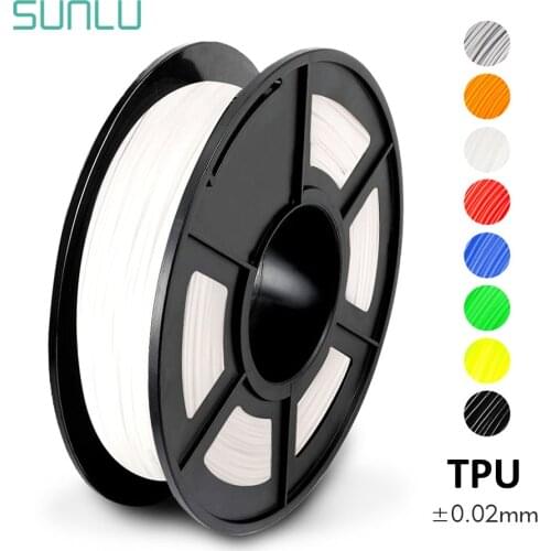 TPU Flexible Filament 1.75MM For 3D Printer 100% No Bubble Sublimation Blanks Good Toughness Print Children Toys And Shoes