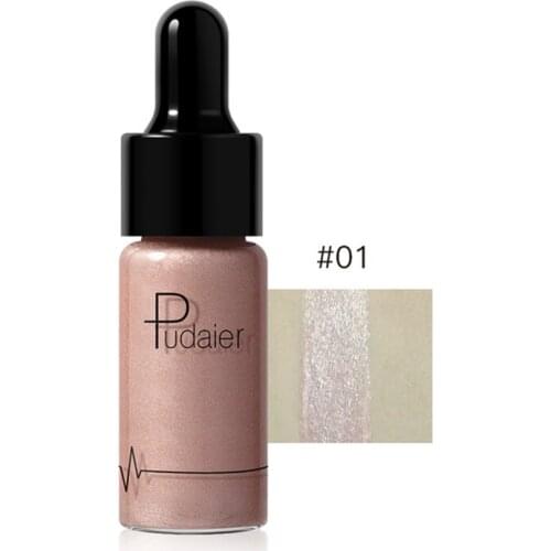 Pudaier 1PC 12Colors Highlighter Liquid Concealer Face Contour Makeup Glitter Brighten Illuminate Bronzers Corretivo Cosmetics