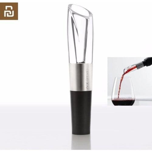 Youpin Circle Joy Stainless Steel Portable Fast Decanter Wine Vodka Portable Mini Wake-up Utensil Fast Decanter / Stopper H30