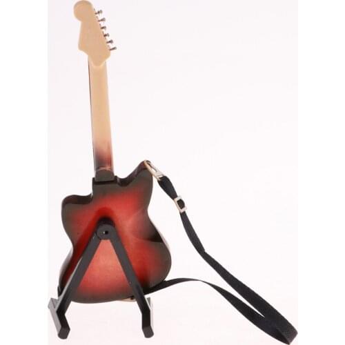 1/6 Action Figure 12 Inch Dolls Musical Instrument Accessories Wooden Guitar Model with