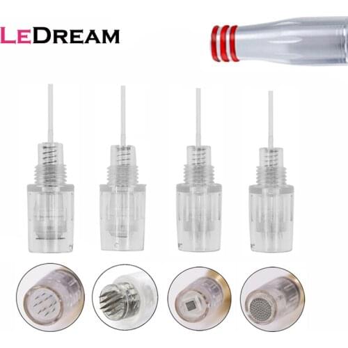 100pcs 8mm Screw 9 12 36 Pin Derma 3D Micro Nano Round Needles Cartridge Coupling For Microneedle Derma Pen Tip Nutrition Input