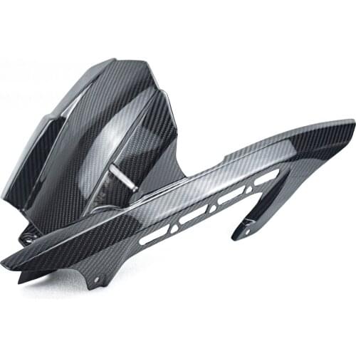 100% Carbon Fiber Motorcycle Rear Hugger Rear Fender Matt Carbon Plain Weave For KAWASAKI Z900 2021