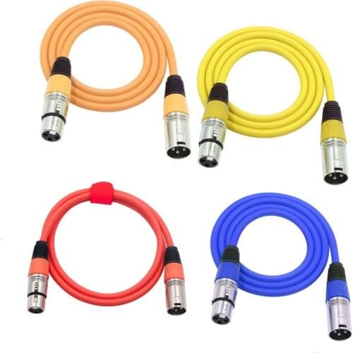 1m Microphone Wire Cable XLR Cable Balanced Male to Female 3 Pin Connector XLR Audio Cords