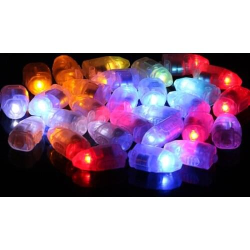 50PCS Party Mini LED Balloon Lights for Wedding Party Home Decoration