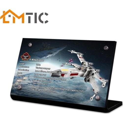 Acrylic display stand brand suitable for the 75301 Skywalker X-wing fighter building block toy