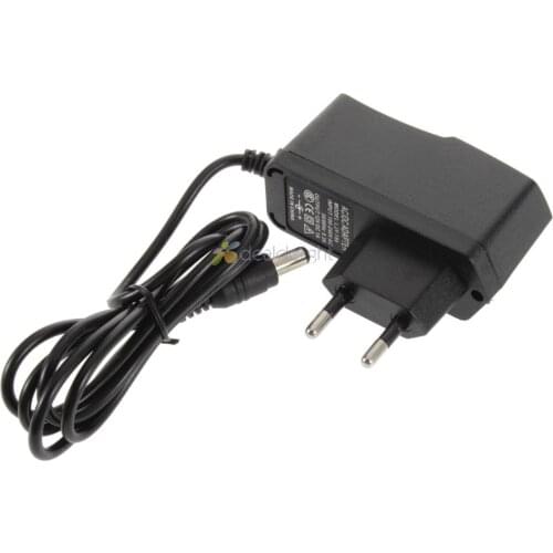 DC12V 1A Power Supply Adapter with US/UK/EU/AU Plug AC 100V-240V Input