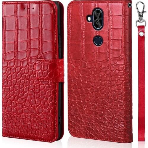 Crocodile Retro Flip Leather Case for Asus Zenfone 5 5Z 5 Lite Cards Wallet Cover Asus 5 ZE620KL 5Z ZS620KL 5 Lite ZC600KL X017D