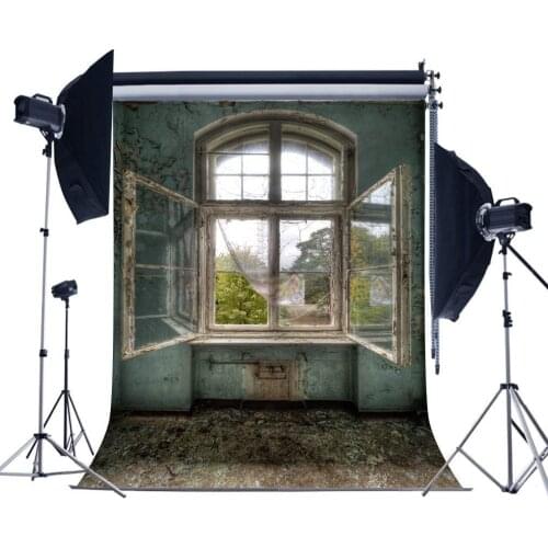 Photography Backdrops European Shabby Chic Vintage French Window Scene Seamless Newborn Baby Toddlers Lover Portraits Background