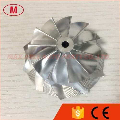 K04 11+0 blades 48.50/61.00mm high performance billet/milling/aluminum 2618 compressor wheel