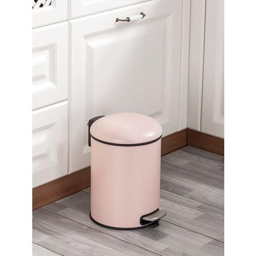Nordic Bedroom Trash Bin Kitchen Fashion Trash Can Creativity Minimalist Living Room Rangement Cuisine Kitchen Storage BC50LJT