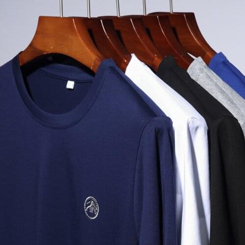 Summer Thin 2021 New Brand T-Shirt Round Neck Mens Casual T-Shirt for Men Modal Cotton Short-Sleeved T-Shirt Large Size M-4XL