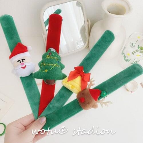 Christmas Cute Clap Ring Bracelet Plush Carton Clap Circle Childrens Toy Christmas Gifts
