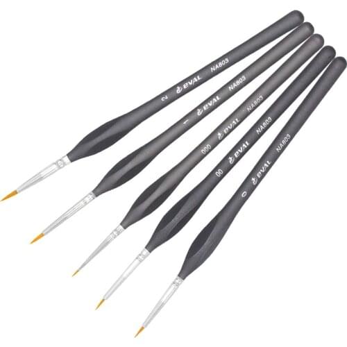7pcs Detail Paint Brush Set for Miniature Watercolor Acrylic Oil Painting Brushes Drawing Liner Pen Painting Brush Art Supplies
