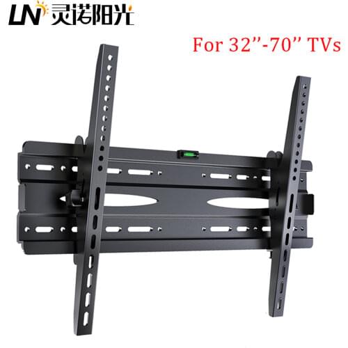 TV Wall Mount Bracket For 43”-75” Inch LCD LED Monitor Screen , Adjustable Tilt TV Support Loading 70 KG VESA MAX 600*400mm