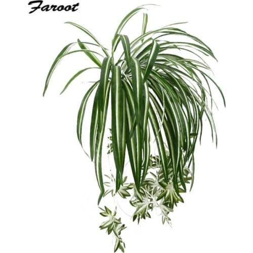 New Home Artificial Flower Orchid Plant Chlorophytum Wall Hanging Artificial Rattan Decoration Green And Comfortable