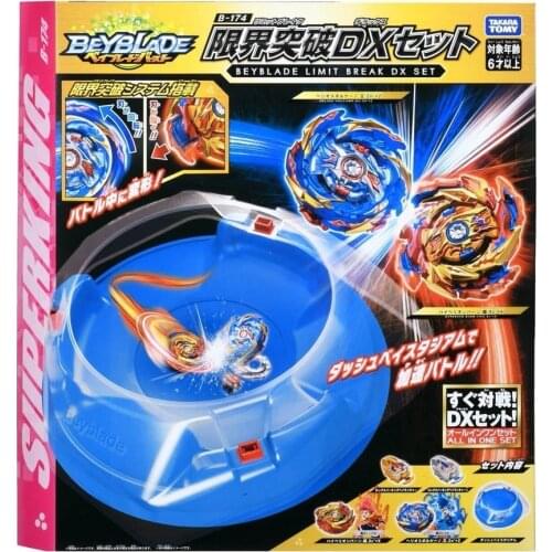 Genuine Takara Tomy BEYBLADE Super King B-174 Domination Gyro Extreme Breakthrough DX Battle Disk Set