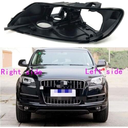Headlight Base For Audi Q7 2006 2007 2008 -2015 Headlamp House Car Rear Base Front Auto Headlight Back House
