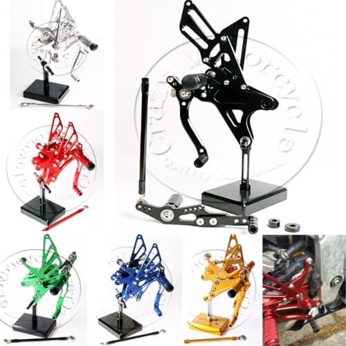 For Honda CBR600RR 2003 2004 2005 2006 03 04 05 06 CBR 600 RR CBR600 Footrests Rearset CNC Rear Set Adjustable Foot Pegs Footpeg