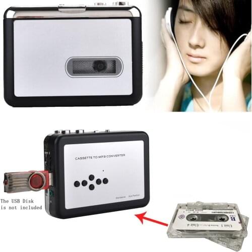 Portable Cassette Player USB Walkman Cassette Tape Music Song Audio To MP3 Converter Player Save MP3 File To USB Flash U Drive