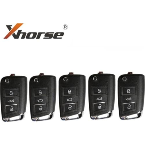XHORSE XKMQB1EN for Remote Key MQB Style 3 Buttons for VVDI Key Tool 5pcs/lot