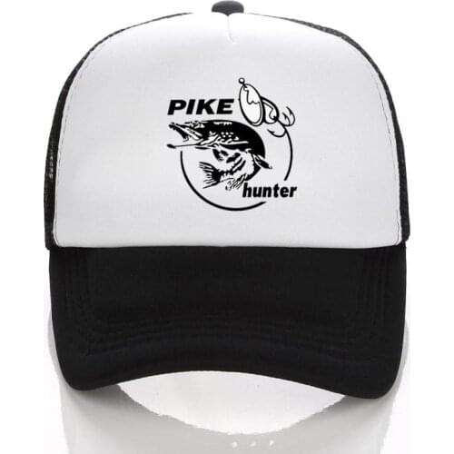 Pike Fish Hunter Summer Baseball Caps Men Women Cotton Mens Snapback Cap Adjustable Design Hip Hop Gorra Hombre SWANOWING