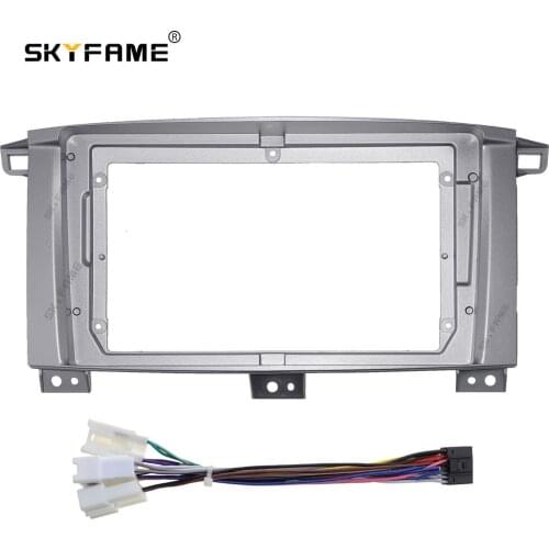 SKYFAME Car Frame Cable For TOYOTA LAND CRUISER 100 LX470 2002-2005 Screen Dask Kit Fascia Frame