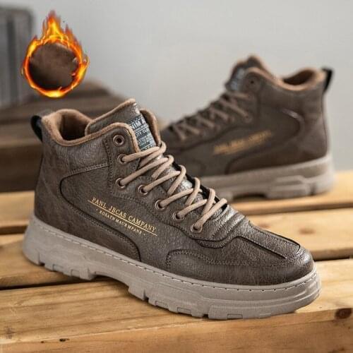 STRONGSHEN Men's Waterproof Sneakers