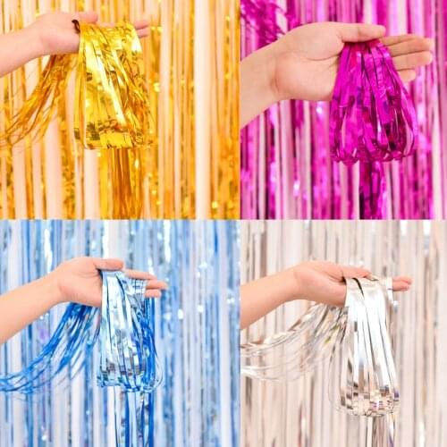 2-meter matte rain curtain Valentines Day Christmas atmosphere layout rain curtain birthday party matte rain curtain