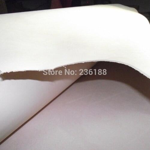 Grain Beige Vegetable Tanned Cattle Skin Leather Fabric ,1.8-2.0mm for Belt/ DIY /Luggage,Free Shipping