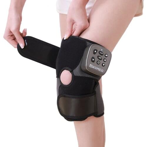 1pcs Knee Vibration Hot Compress Massager Relief Pain Physiotherapy Heating Extruding Wireless Electric Massage Relax Machine