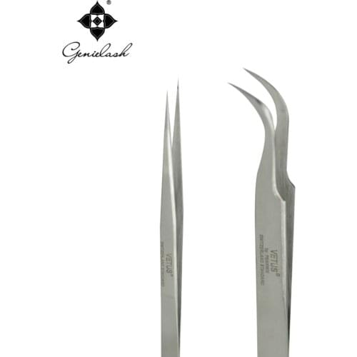 ST-11&ST-15 Vetus Tweezers Stainless Steel Tweezers Especially for Mink Eyelash Extension Lashes