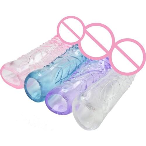 16cm Penis Extender Sleeve Sex Toys Penis Extensions,Penis Sleeve,Stimulating Penis Extension Sleeve, Adult Sex Toys For Women