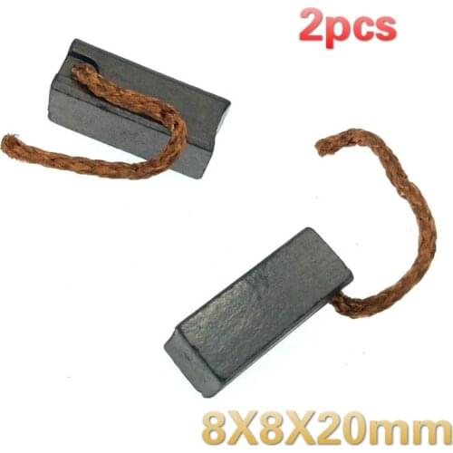 2pcs Car electric heater blower carbon brush 8X8X20mm