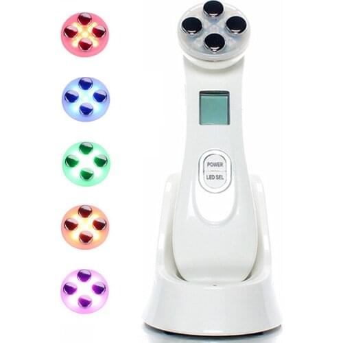 5 in 1 RF&EMS Radio Mesotherapy Electroporation Face Beauty Radio Frequency LED Photon Face Skin Rejuvenation Remove Wrinkle
