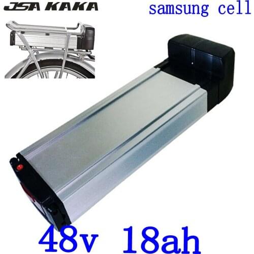 Electric bicycle battery 48V 500W 750W E-bike Battery 48V 17AH 18AH 17.5AH Lithium battery use samsung cell with 2A charger