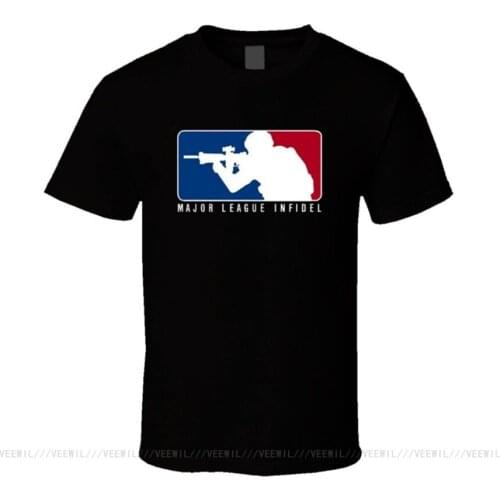 Major League Infidel Military USMC Marines Special Ops T-Shirt Funny Funny Design T Shirts
