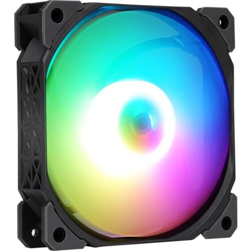 SAMA 120mm PC Computer Case Fan Cooling Cooler 63CFM /A-RGB LED 12V Mute Ventilador D-RGB Silent Fans Adjust Speed Aura 3fan/Set