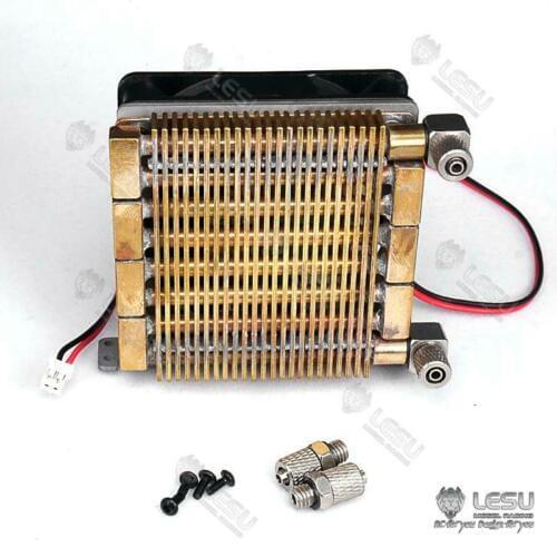 LESU 1/14 Dumper Truck Radiator Cooling Apparatus Metal for DIY Hydraulic System TH15858-SMT5