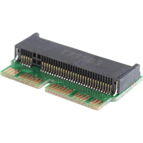 M key M.2 PCI-e AHCI SSD Adapter Card for 2013 2014 2015 MACBOOK Air A1465 A1466 Pro A1398 A1502 A1419 NGFF to MD711 MD712