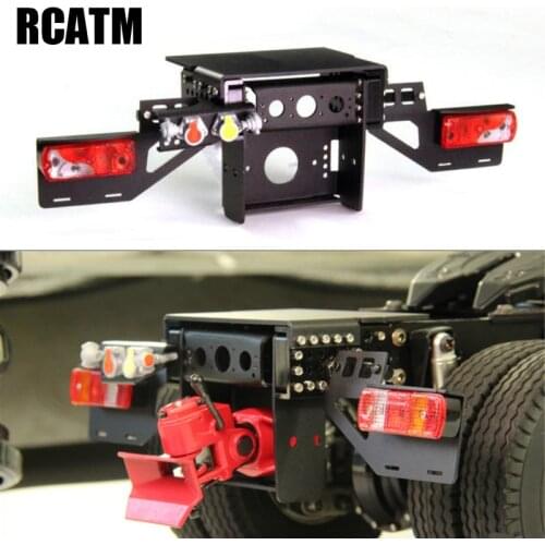 Metal Heavy Tail Beam Rear Lamp Holde For 1/14 Tamiya RC Truck Scania R620 470 MAN TGX Benz Actros 3363 1851