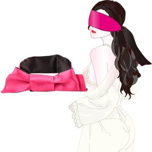 Multi-Functional Satin Silky Sexy Eyes Mask Blindfold Harness Fetish Handcuffs Slave Bondage BDSM Bed Play Restraint