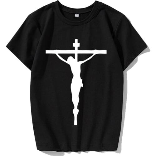 Moshi Moshi Jesus Desu Funny Meme T Shirt Black Cotton Men S-3xl Shirt Fashion T-shirt Men Cotton Brand Teeshirt 2021 Summer
