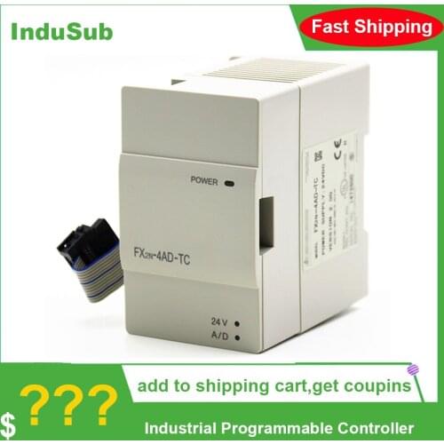 New FX2N-4AD-TC FX2N-4AD-PT PLC Programmable Logic Controller plc Analog to Digital Module