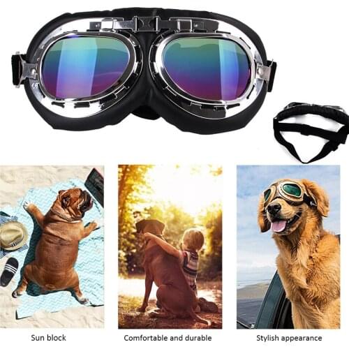 Pet Dog Glasses Medium Large Dog Pet Glasses Pet Eyewear Waterproof Windproof Dog Protection Goggles UV Sunglasses