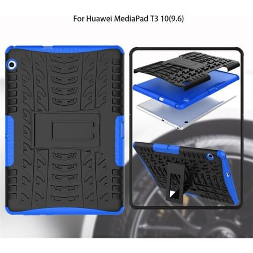 Shockproof Heavy Duty Impact Hybrid Armor Kick stand Hard case For Huawei MediaPad T3 10 AGS-L09 AGS-L03 9.6 inch child cover